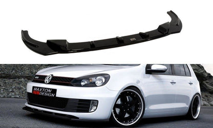 Front Ansatz für VW GOLF 6 GTI schwarz Hochglanz