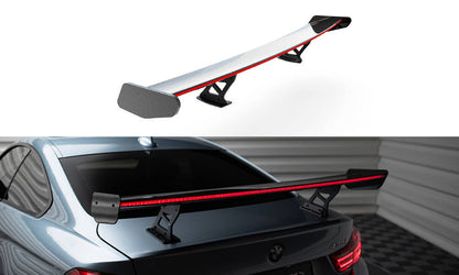 Carbon Spoiler With Internal Brackets Uprights + LED BMW 4er F32 / 4 F32 M-Paket Coupe