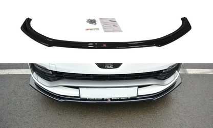 Front Ansatz für RENAULT CLIO MK4 RS schwarz Hochglanz