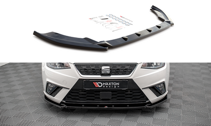 Front Ansatz V.2 für Seat Ibiza FR/ Standard Mk5 schwarz Hochglanz
