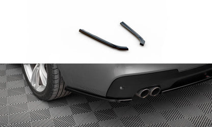 Heck Ansatz Flaps Diffusor für BMW 5er GT M-Paket F07 schwarz Hochglanz