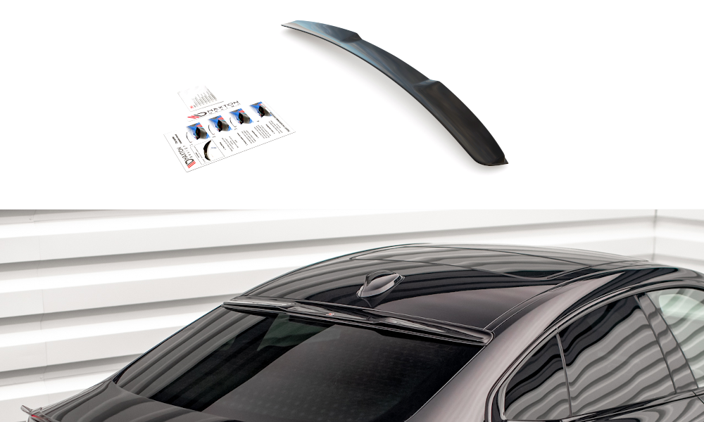 Heckscheiben Spoiler für BMW 2 Gran Coupe M-Paket / M235i F44 schwarz Hochglanz
