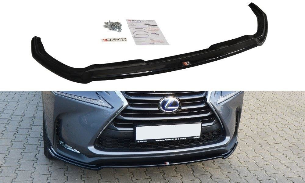 Front Ansatz V.1 für Lexus NX Mk1 schwarz Hochglanz