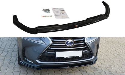 Front Ansatz V.1 für Lexus NX Mk1 schwarz Hochglanz