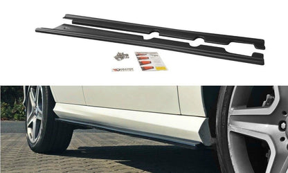 Seitenschweller Ansatz für Mercedes GLE W166 AMG-Line schwarz Hochglanz
