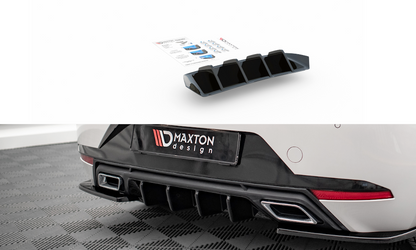 Diffusor Heck Ansatz für Seat Ibiza FR/ Standard Mk5 schwarz Hochglanz