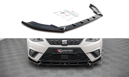 Front Ansatz V.1 für Seat Ibiza FR/ Standard Mk5 schwarz Hochglanz
