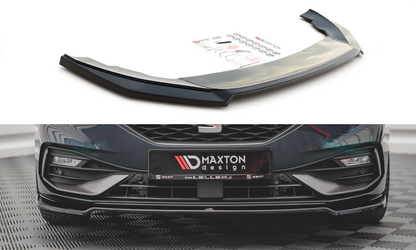 Front Ansatz V.3 für Seat Leon Mk4 schwarz Hochglanz