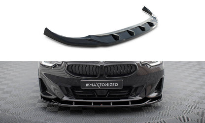 Front Ansatz V.3 für BMW 2 Coupe G42 schwarz Hochglanz