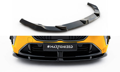 Front Ansatz V.3 für BMW 1er M-Paket F70 schwarz Hochglanz