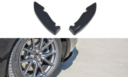 Heck Ansatz Flaps Diffusor für Tesla Model 3 schwarz Hochglanz