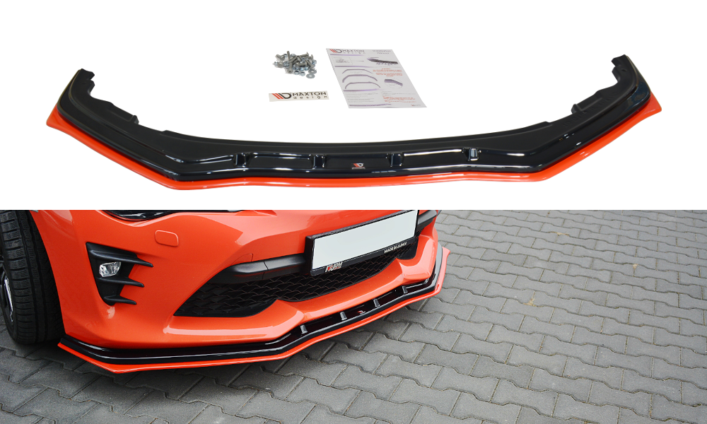 Front Ansatz V.4 für Toyota GT86 Facelift  schwarz Hochglanz
