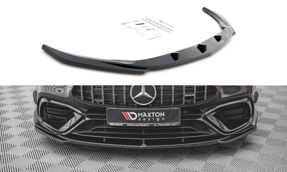 Front Ansatz V.3 für Mercedes-AMG CLA 45 Aero C118 schwarz Hochglanz