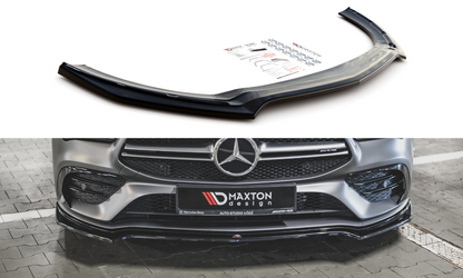 Front Ansatz V.1 für Mercedes-AMG CLA 35 Aero C118 schwarz Hochglanz