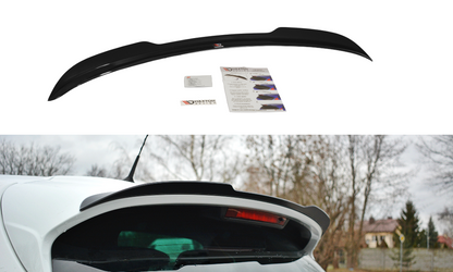 Spoiler CAP für RENAULT CLIO MK4 RS schwarz Hochglanz