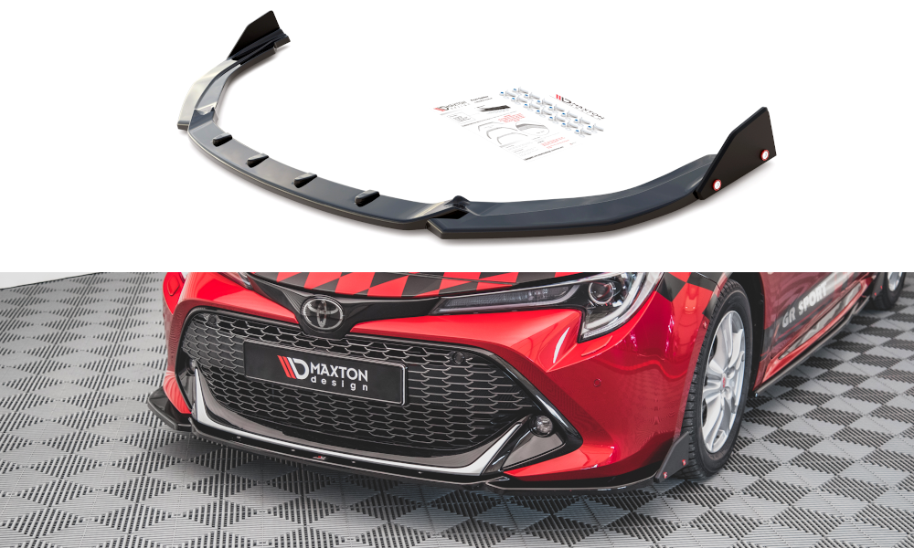 Front Ansatz V.1 + Flaps für Toyota Corolla GR Sport XII