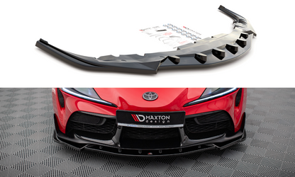 Front Ansatz V.4 für Toyota Supra Mk5 schwarz Hochglanz