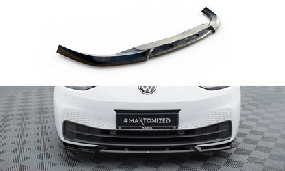 Front Ansatz V.2 für VW ID.3 Mk1 schwarz Hochglanz