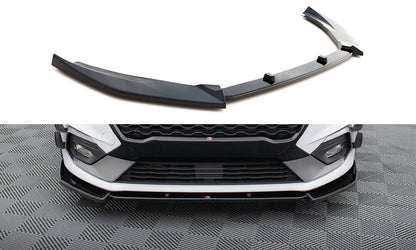 Front Ansatz V.7 für Ford Fiesta Mk8 ST / ST-Line schwarz Hochglanz