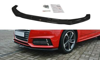 Front Ansatz V.2 für Audi S4 / A4 S-Line B9 schwarz Hochglanz