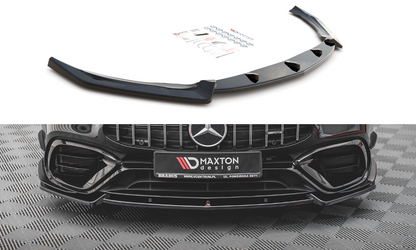 Front Ansatz V.2 für Mercedes-AMG CLA 45 Aero C118 schwarz Hochglanz