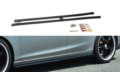 Seitenschweller Ansatz für V.1 für Mazda 6 Kombi GJ (Mk3) schwarz Hochglanz