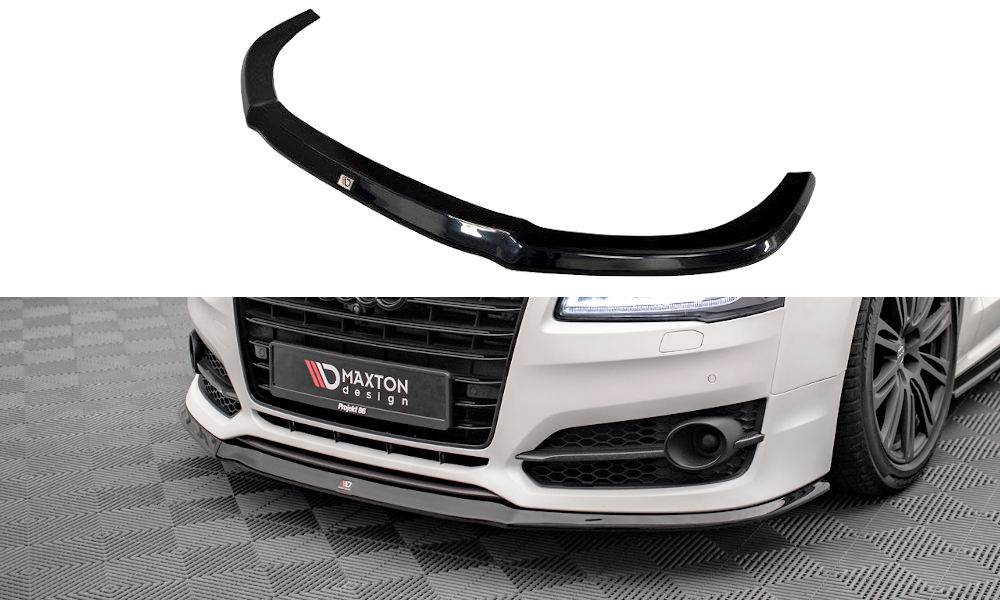 Front Ansatz V.2 für Audi S8 D4 FL schwarz Hochglanz