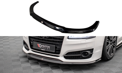 Front Ansatz V.2 für Audi S8 D4 FL schwarz Hochglanz