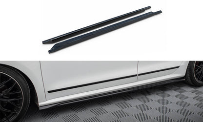 Seitenschweller Ansatz für VW Passat GT B8 Facelift USA schwarz Hochglanz