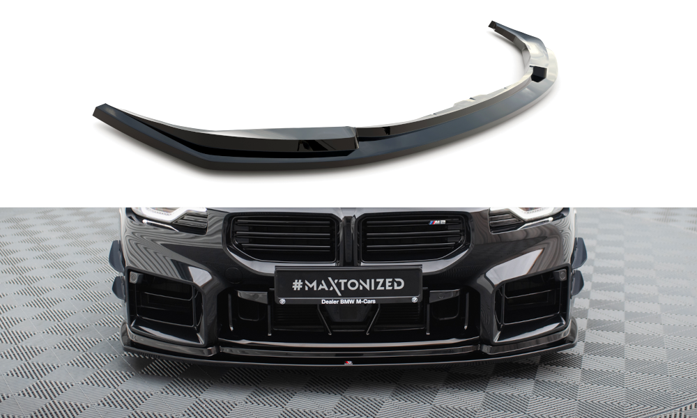 Front Ansatz V.4 für BMW M2 G87 schwarz Hochglanz
