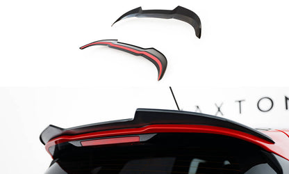 Spoiler CAP V.1 für Ford Fiesta Mk8 ST / ST-Line schwarz Hochglanz