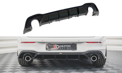 Diffusor Heck Ansatz V.2 für VW Golf GTI Mk8 schwarz Hochglanz