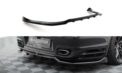 Mittlerer Cup Diffusor DTM Look Heck Ansatz für Porsche 911 Turbo 997 schwarz Hochglanz