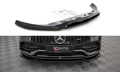 Front Ansatz für Mercedes-AMG GLC 43 / AMG-Line SUV X253 Facelift  schwarz Hochglanz