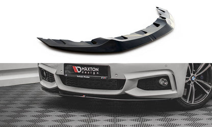Front Ansatz V.2 für BMW 4er Coupe / Gran Coupe / Cabrio M-Paket F32 / F36 / F33 schwarz Hochglanz