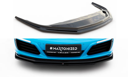 Front Ansatz V.2 für Porsche 911 Carrera 991 schwarz Hochglanz