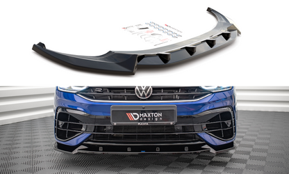 Front Ansatz V.2 für VW Tiguan R / R-Line Mk2 Facelift schwarz Hochglanz