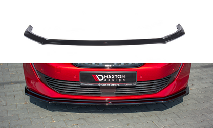Front Ansatz V.2 für Peugeot 508 Mk2 schwarz Hochglanz