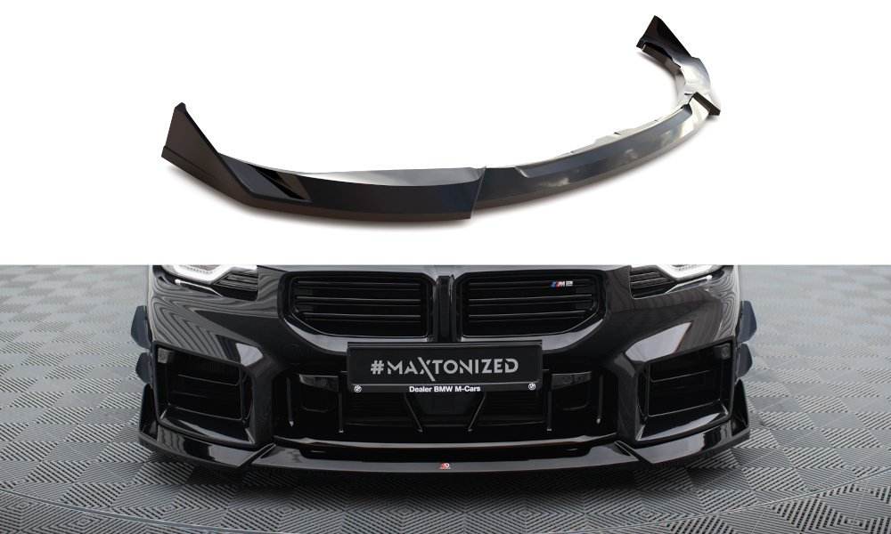 Front Ansatz V.5 für BMW M2 G87 schwarz Hochglanz