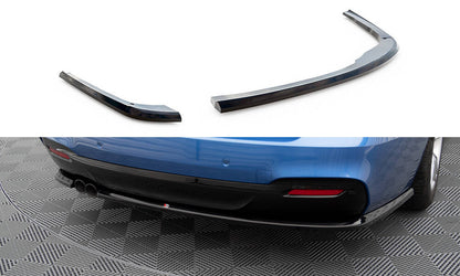 Heck Ansatz Flaps Diffusor V.1 für BMW 3er GT M-Paket F34 schwarz Hochglanz