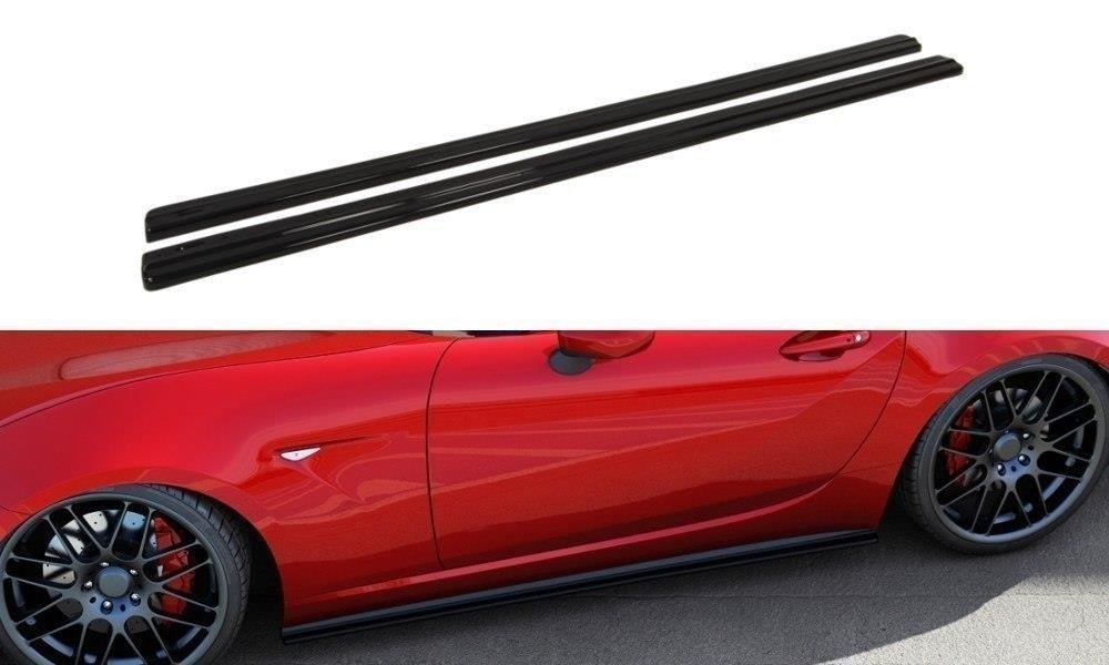 Seitenschweller Ansatz für Mazda MX-5 ND (Mk4) schwarz Hochglanz