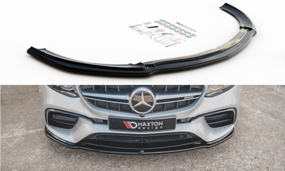 Front Ansatz V.2 für Mercedes-Benz E63 AMG Kombi/Limousine S213/W213 schwarz Hochglanz