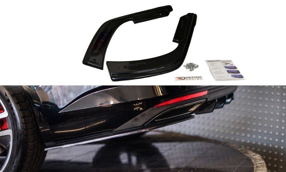 Heck Ansatz Flaps Diffusor für RENAULT TALISMAN schwarz matt