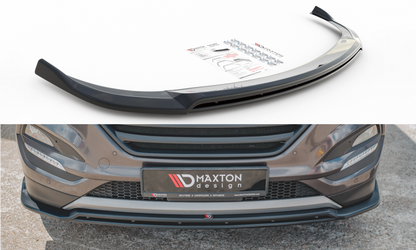 Front Ansatz für Hyundai Tucson Mk3 schwarz Hochglanz
