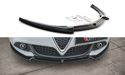 Front Ansatz V.3 für Alfa Romeo Giulietta  schwarz Hochglanz