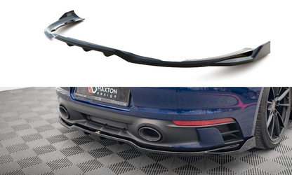 Mittlerer Cup Diffusor DTM Look Heck Ansatz V.2 für Porsche 911 Carrera Aero / Carrera GTS 992 schwarz Hochglanz