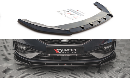 Front Ansatz V.1 für Seat Leon FR Mk4 schwarz Hochglanz