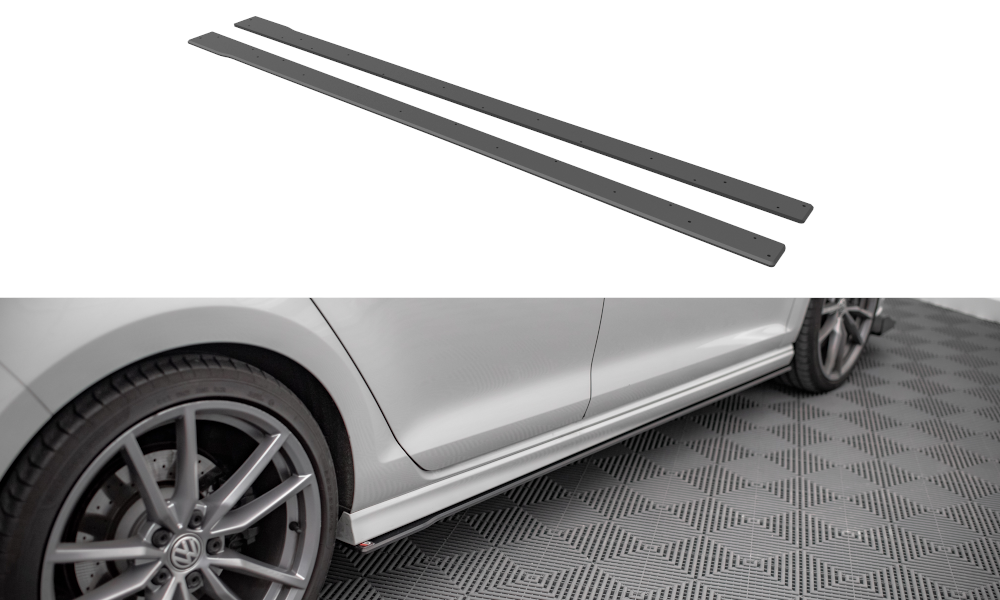 Street Pro Seitenschweller Ansatz für Volkswagen Golf R Mk7