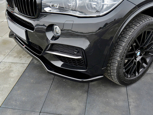 Front Ansatz V.1 für BMW X5 F15 M Paket schwarz Hochglanz