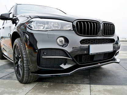 Front Ansatz V.1 für BMW X5 F15 M Paket schwarz Hochglanz
